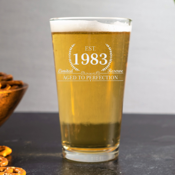 Well Aged | Personalized 16oz Pint Glass